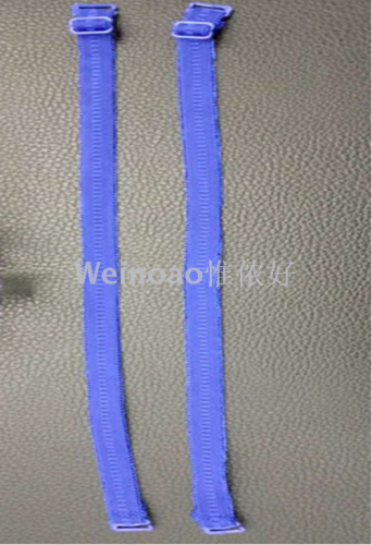 high elasticity 1.3cm width coated jacquard cloth shoulder strap