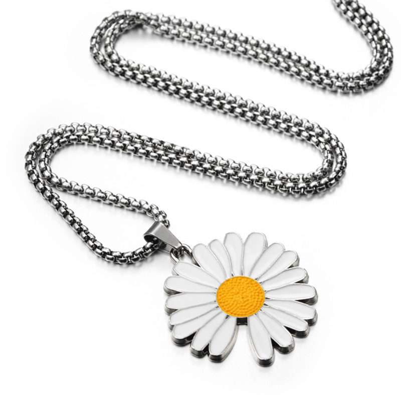 长款百搭简约钛钢不褪色项链hiphop网红嘻哈吊坠街头男潮女款配饰