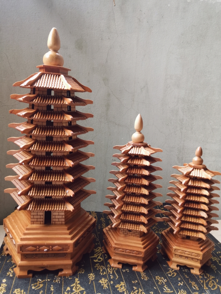 桃木文昌塔 风水用品