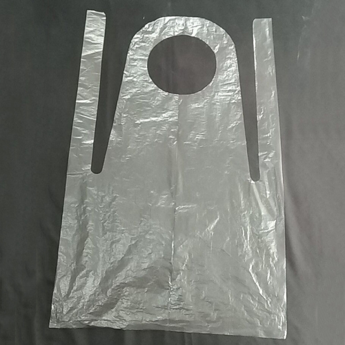Disposable PE Apron Kitchen Waterproof Oil-Proof Plastic Apron for Lobster Hot Pot Overclothes