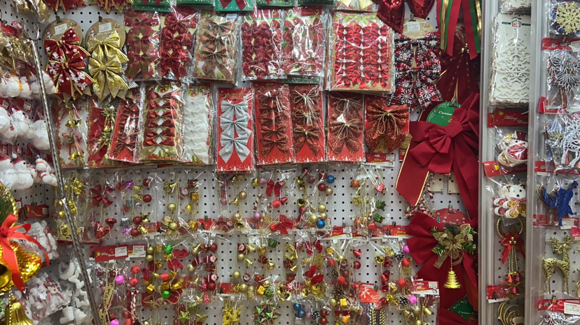 圣诞挂件蝴蝶结定做