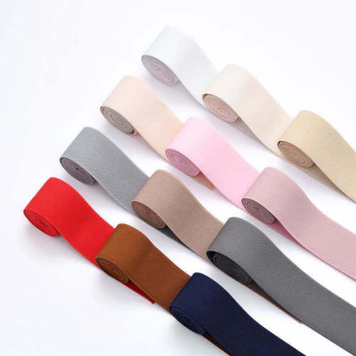 Factory Direct Sales Solid Color 4cm Ribbon Simple Bags Clothing Accessories Multi-Color Optional Ribbon Custom Wholesale