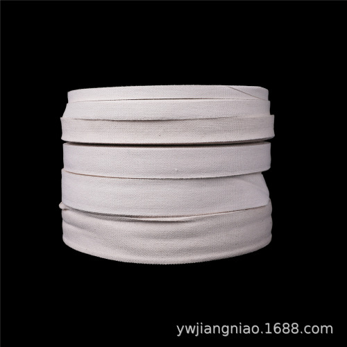 Factory Wholesale Ribbon Cotton Pearl Pattern Ribbon Handbag Thickness Plain Weave Tape 100% Pure Cotton 1-5cm Specification