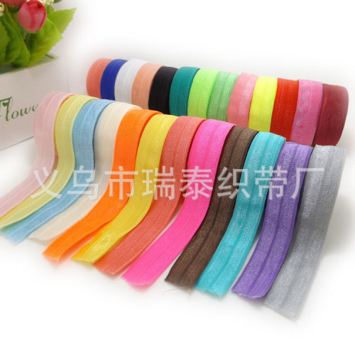 factory direct-sale wrapping belt customized spandex nylon wrapping elastic band glossy elastic band spot wholesale