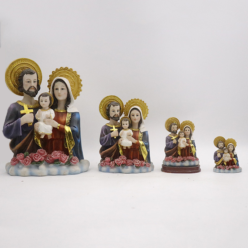 现代树脂人物雕塑 西方宗教树脂人物摆件 家居客厅装饰品定制