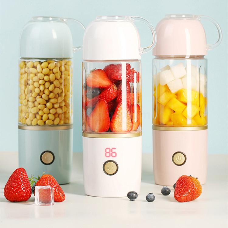 网红同款果爱榨汁杯紫外线消毒便携迷你榨汁杯USB充电电动榨汁机
