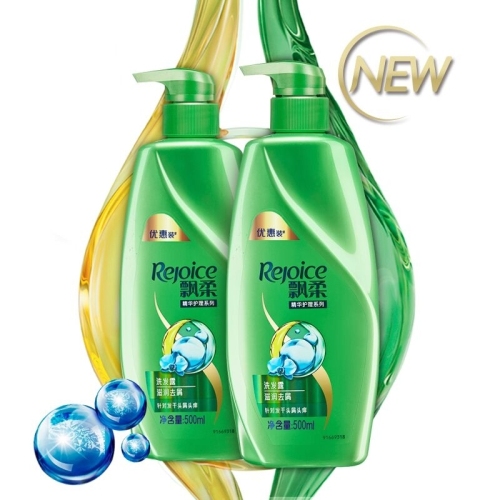REJOICE Moisturizing Anti-Dandruff Shampoo 500ml Discount Pack Smooth Hair Shampoo for Men and Women
