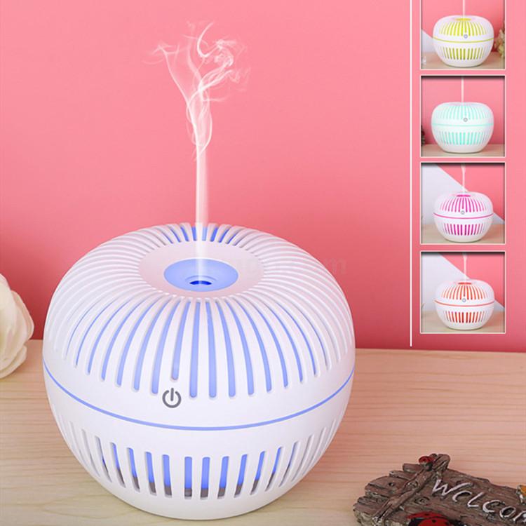 新款加湿器香薰机 桌面车载USB充电木纹消毒净化器 加湿喷雾器