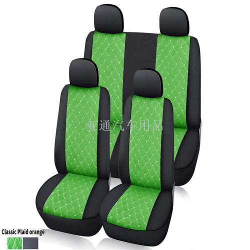 Foreign Trade Car Seat Cover 4 Seasons Universal Five Seats Cloth Cover Car Cloth Cover Sandwich Seat Cover Sports Seat Cover