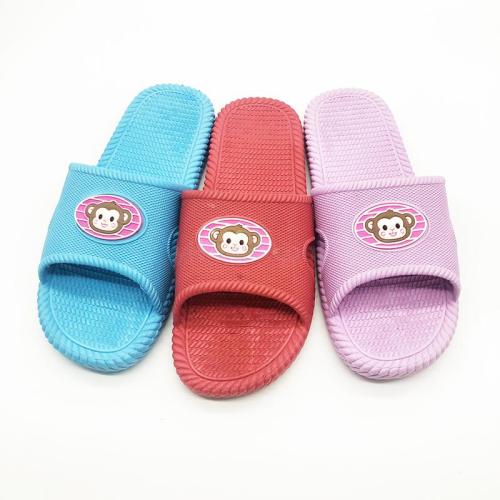 foreign trade pvc blowing monkey summer non-slip home bathroom women‘s slippers stall wholesale in stock support customized