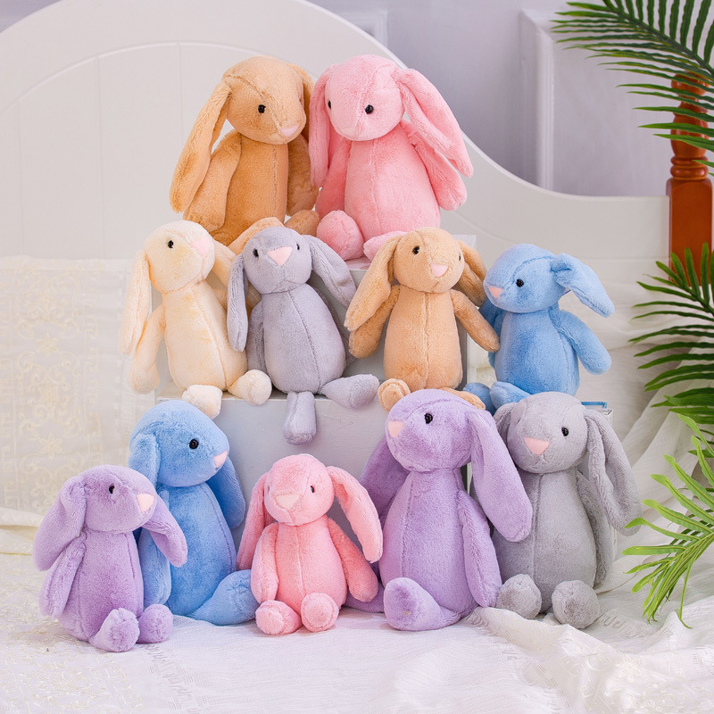 英国Jelly邦尼兔兔子毛绒玩具加工宝宝柔软安抚女孩玩偶礼物
