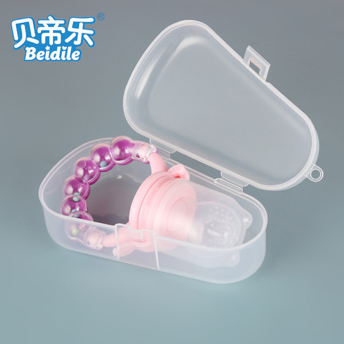 factory direct water drop box baby teether rocking music box pp storage water drop-shaped teether box