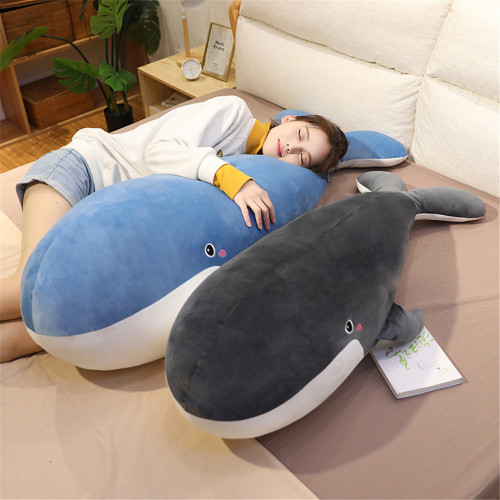 INS New down Cotton Whale Doll Cross-Border Amazon Plush Toy Cute Shark Doll Sleeping Pillow