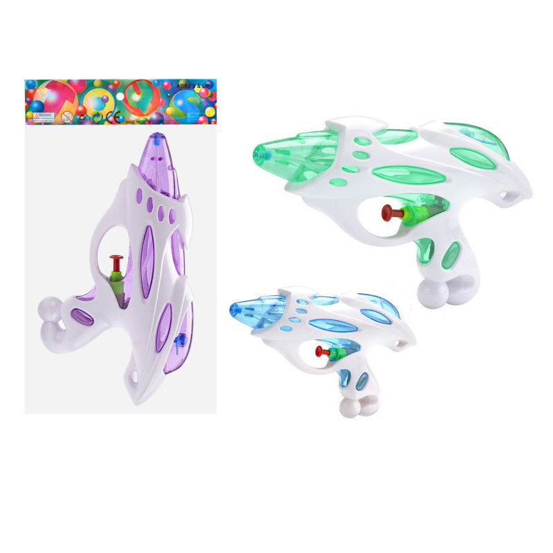 夏日戏水A22透明男女孩儿童小水枪沙滩户外漂流玩具枪 OPP袋装