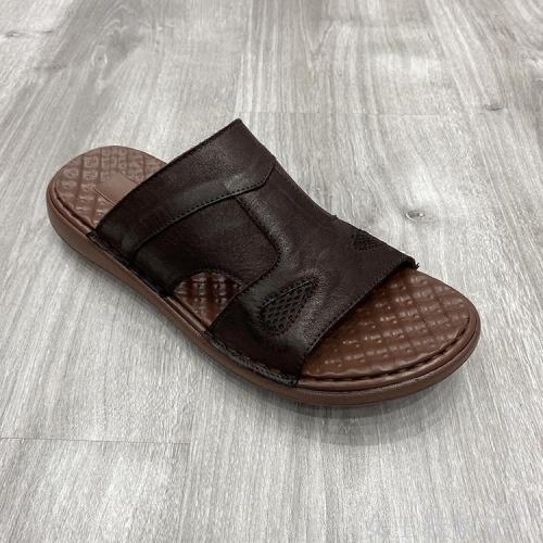 Fashion Trend Men‘s New Custom Large Size Leather Outdoor Sandals