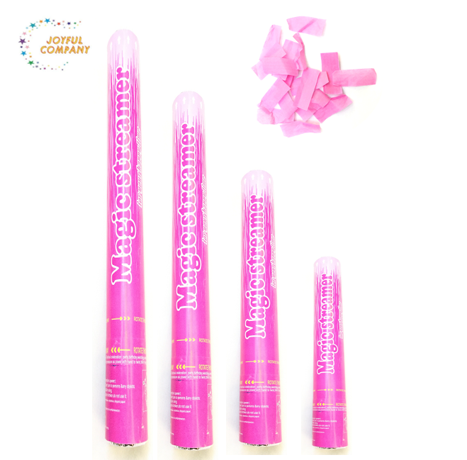 节日透明管纸管亮片纸片五彩纸屑礼花礼炮手拧按钮礼花筒节日用品