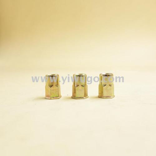 small countersunk head inner and outer hexagonal rivet female pull rivet nut countersunk head rivet nut fasteners
