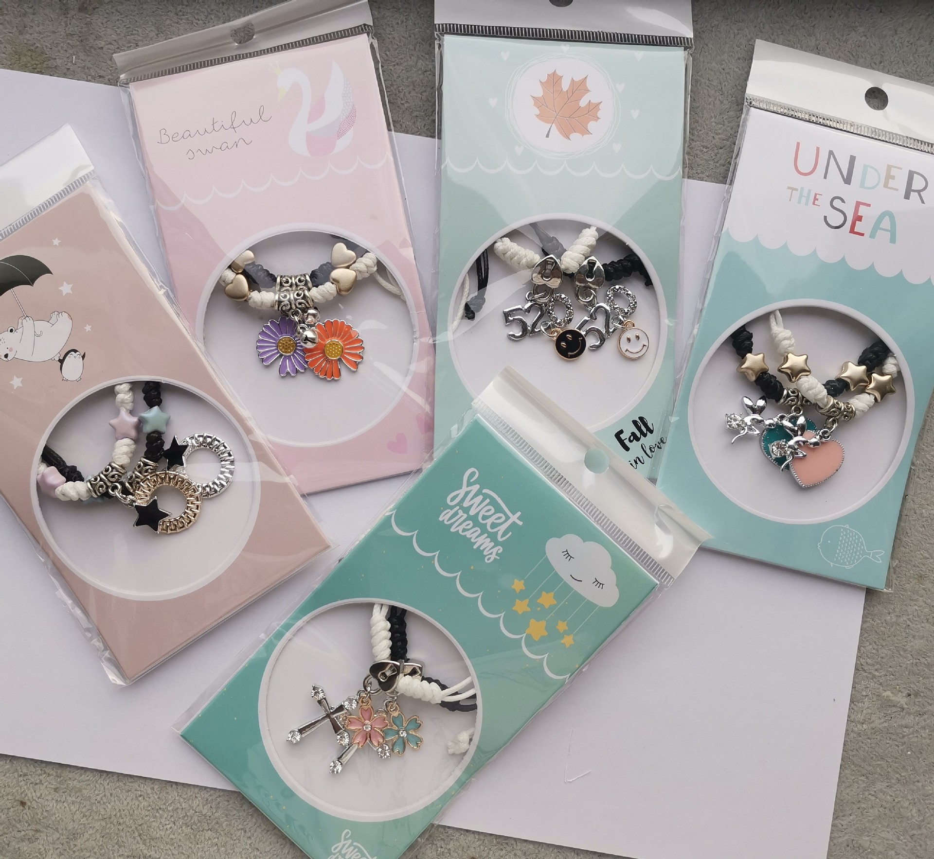 韩版情侣手链一对价闺蜜手绳简约手链女学生男手环手饰品生日礼物