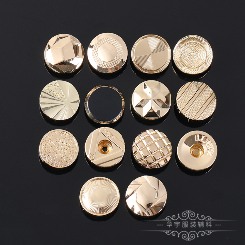 high-end exquisite buttons fashion gold button jeans button i-shaped buckle women‘s clothing accessories fashion