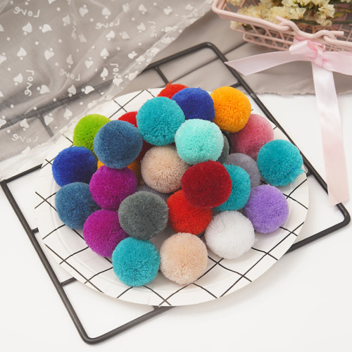 cashmere ball accessories clothing hat hair ball accessories color small pompons factory direct customizable