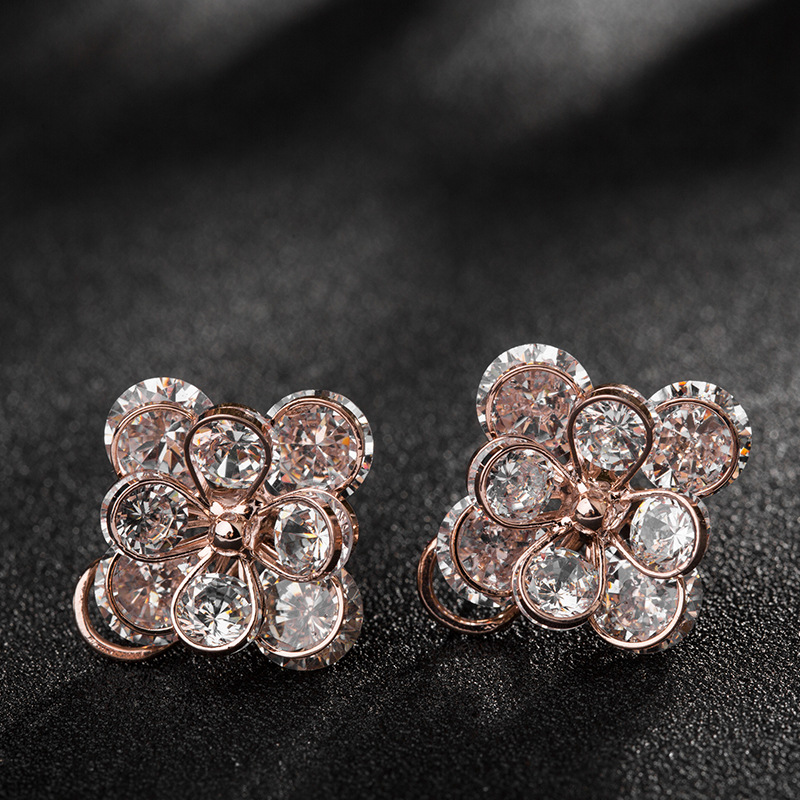 蝴蝶耳钉女款韩国气质耳环防过敏气质耳饰品厂家直销批发耳环耳夹