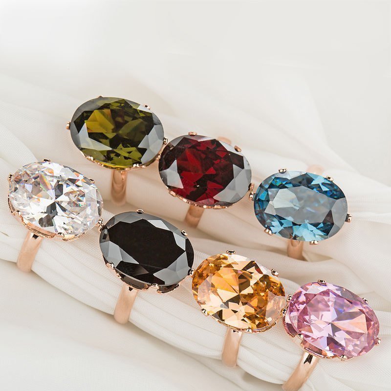 曼休妮锆石戒指 日韩国简约个性情侣闺蜜银戒指指环对戒女款饰品