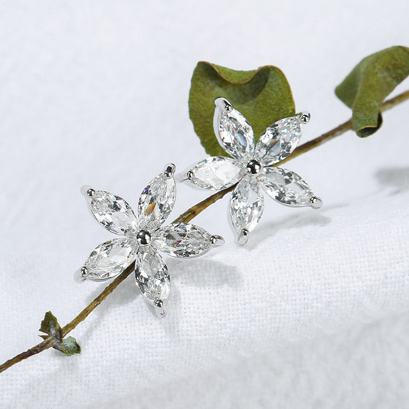 韩版热款五角星闪钻女士耳钉 欧美夸张速卖通经典款热销 厂家直