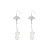 2020 New Earrings Hot Selling Temperament Earrings Fresh Artificial Opal Long Retro Eardrops Factory Direct Sales