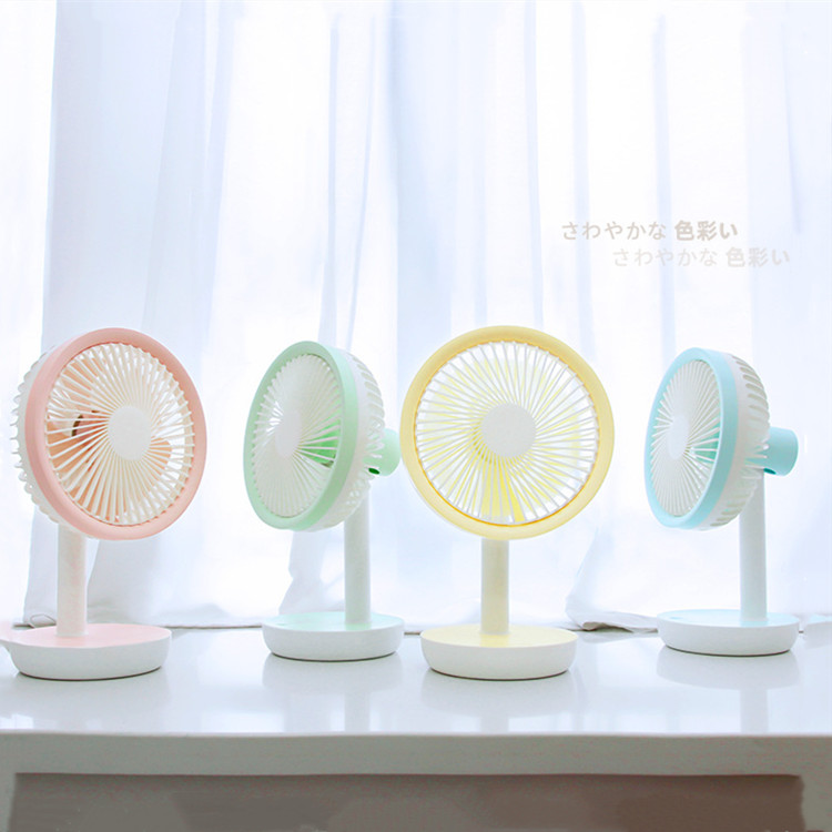 亚马逊新款小清新高颜值网红6寸超静音USB台式风扇座扇静音风扇