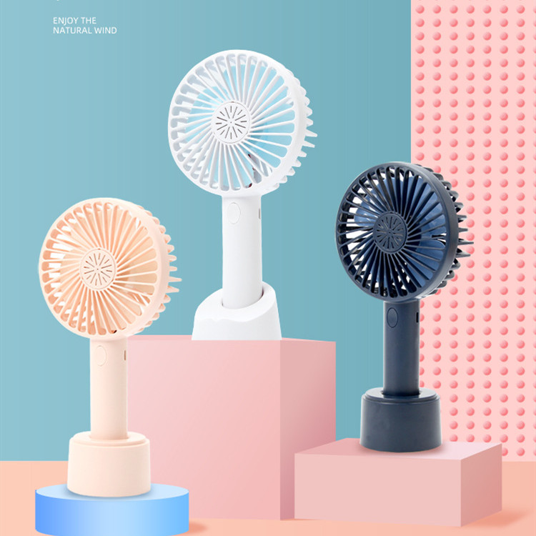 新款桌面便携手持风扇静音usb手机支架电扇迷你小家电夏季礼品