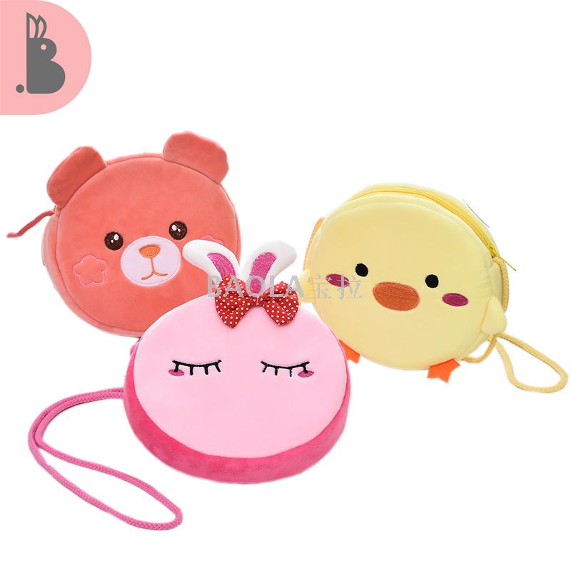 宝拉斜挎包新款2020年质感挎绳毛绒玩具挂件礼品赠品现货批发