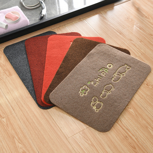 new fashion carpet floor mat living room bedroom entrance floor mat bathroom absorbent non-slip mat printing mat wholesale