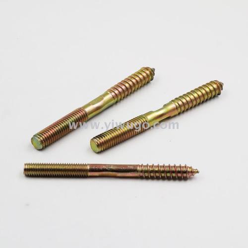 fasteners double teeth punching screw plating color punching double teeth screw tap double teeth self-tapping wood screw processing customization