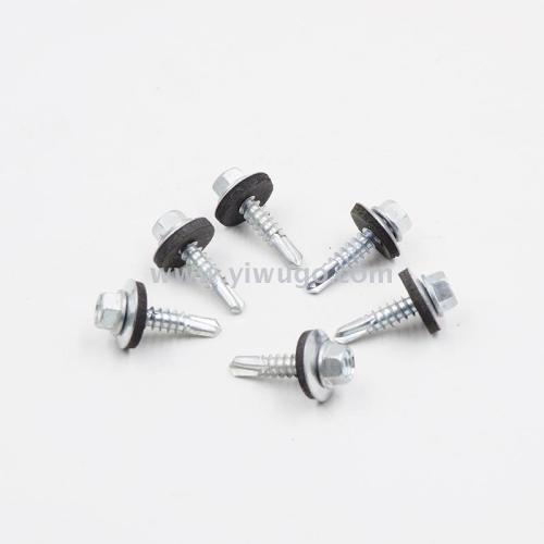 stainless steel hexagonal drill tail screw self-tapping self-drilling screws hex hd non-standard screws fastener