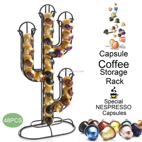 cactus capsule coffee rack， coffee capsule storage rack 1606