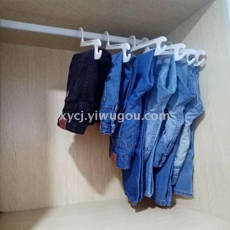 New best-selling anti-slip balcony wardrobe, dry and wet dual-purpose multi-functional clothes hanger, trouser rack and drying rack pic 4