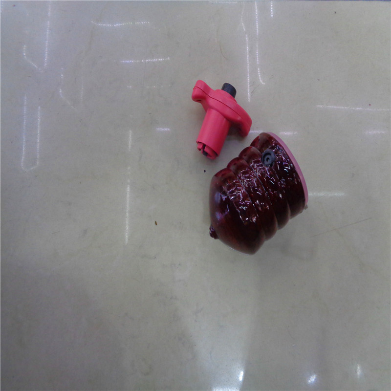 七彩音乐激光发光陀螺LED仿木陀螺旋转闪光陀螺地摊货源厂家直销详情3