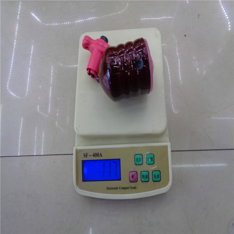 七彩音乐激光发光陀螺LED仿木陀螺旋转闪光陀螺地摊货源厂家直销详情4