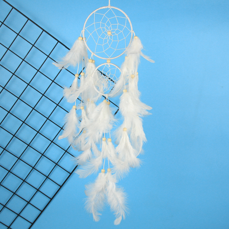 创意家居捕梦网风铃寝室手工制作挂饰印第安悬挂装饰新款节日礼