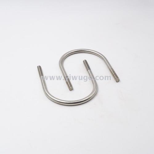 factory direct sales 304 stainless steel u-bolt u-shaped screws u-clamp pipe clamp fasteners