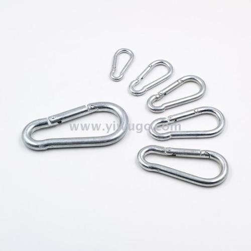 304 stainless steel spring clasp spring hook simple hook climbing button carabiner dog clasp diving buckle quick buckle