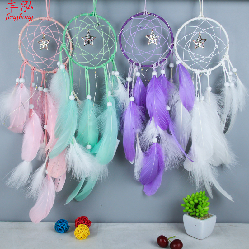 少女心捕梦网 挂饰手工饰品学生朋友闺蜜生日毕业圣诞节礼物挂件