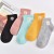 Breathable and sweat absorption small Daisy socks wholesale for Ladies in Bear boat socks in 10 colors for Ladies short socks spring and summer thin
