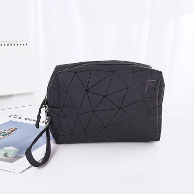 Factory Wholesale Ladies' Toiletries bag For girls' Cosmetics Collection bag PU casual cross border zipper bag