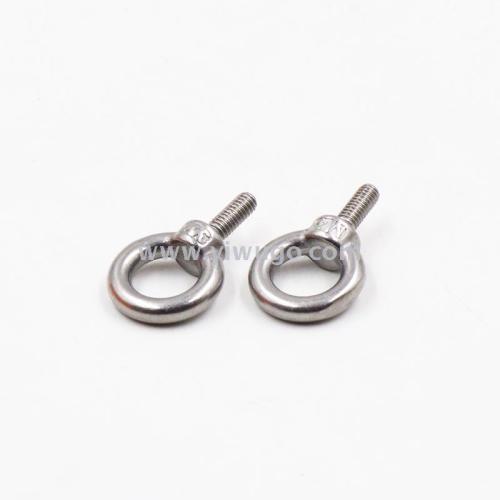 304 stainless steel rings screw lifting eye bolt ring bolt m6-m12 fastener