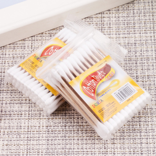 wholesale disposable double-headed makeup cotton swabs sanitary cleaning cotton swabs ear swabs 40 48 pcs/bag