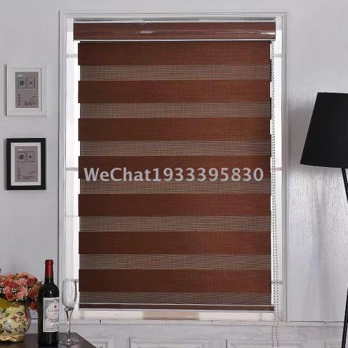 Customized Living Room Bedroom Balcony Bathroom Louver Curtain Roller Shutter Soft Gauze Curtain Home Curtain Finished Product Factory Direct Sales