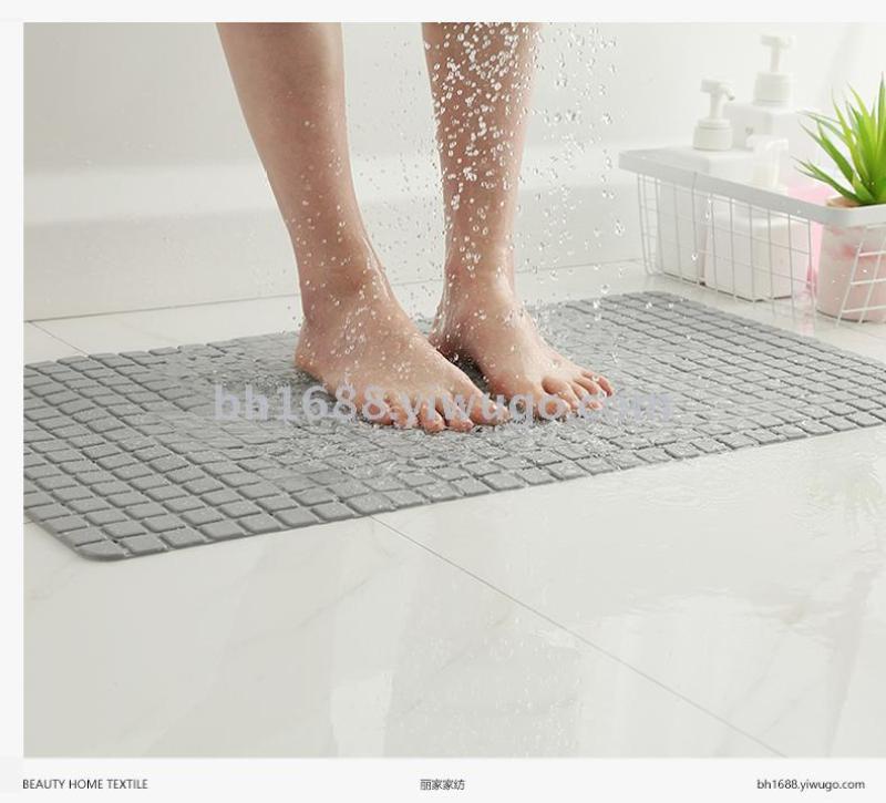 新款环保PVC卫生间吸盘地垫 家用厕所洗澡淋浴脚垫浴室浴缸防滑垫IBHBH220114004详情14