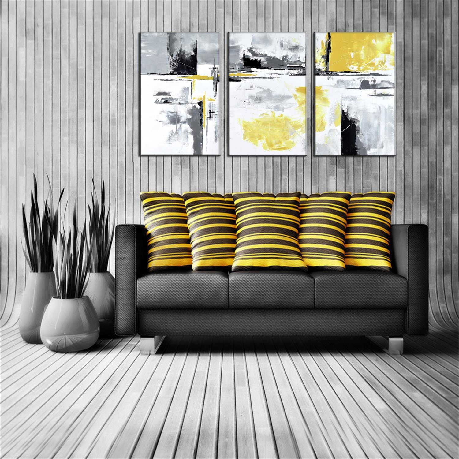 厂家直销现代简约抽象画装饰画店面客厅挂画餐厅酒店墙壁画三联