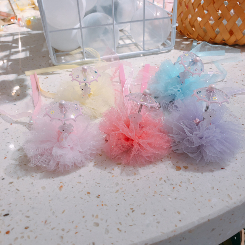 摩登女孩 时尚儿童宝宝雨伞压夹 混色批发